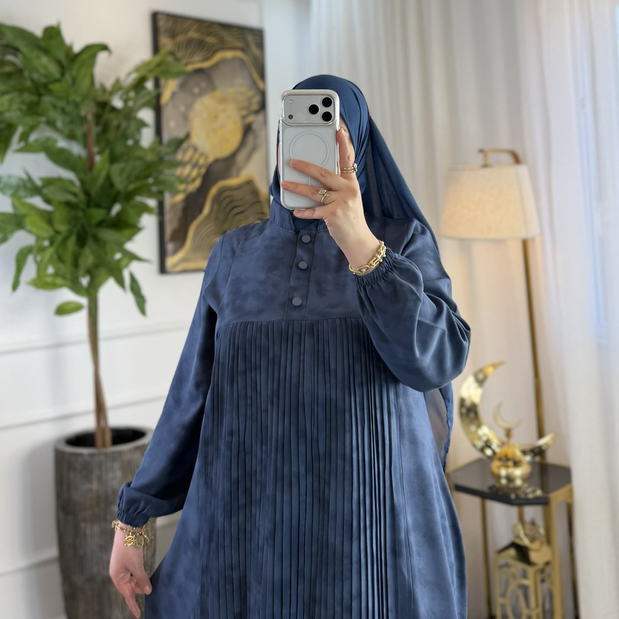 Robe plisse